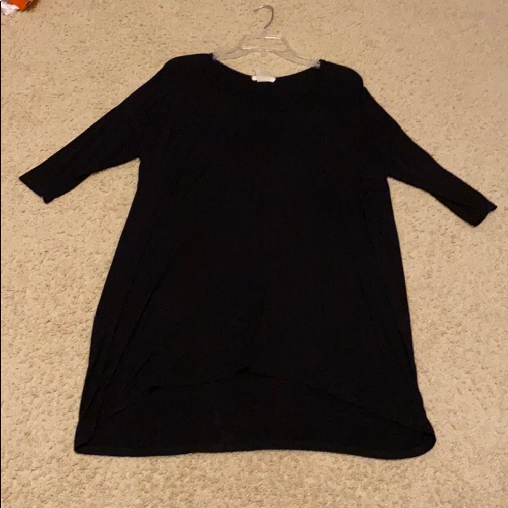 Promesa black dress top